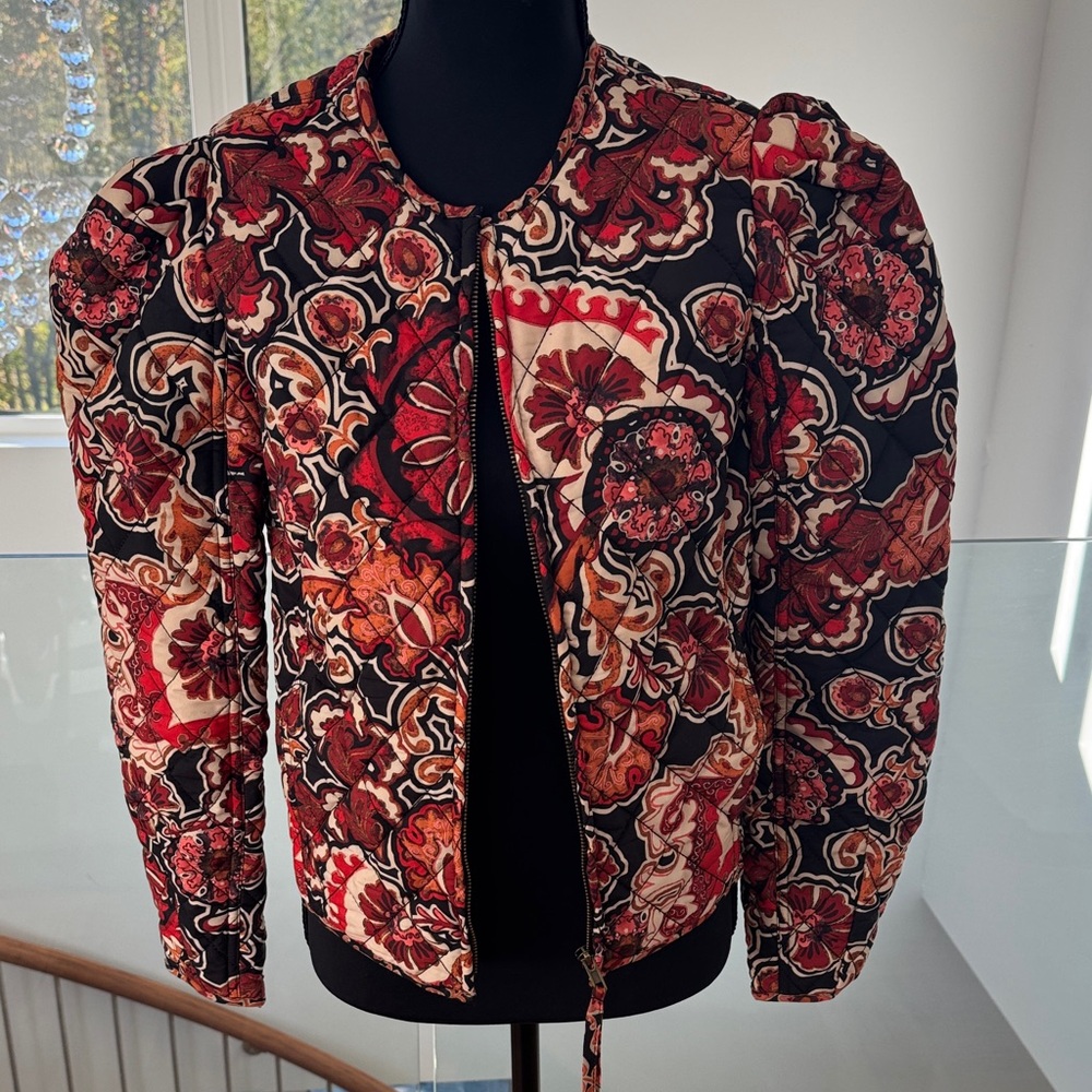 Vibrant Floral Bomber Jacket